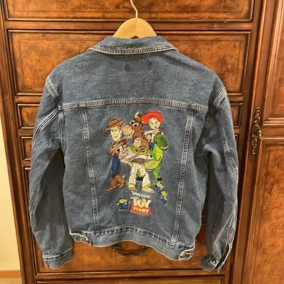 Nwot Disney Toy Story Woman’s Jean Jacket - Picture 6 of 14